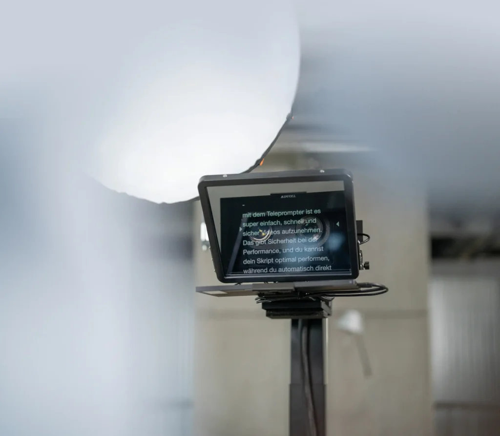 Videoproduktion im Studio von edumod